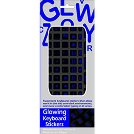 Funkeyboard Designer Keyboard Sticker - Glowing