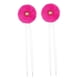 thumbnail image 4 of 2 cordones para patines con cascabeles, 25 cm, ligeros, para patinar. Rosa roja, 4 of 9