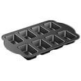 thumbnail image 1 of 3 Pack 8-cavity Bread Pans Non-stick Bread Cake Mold Baking Tools, 1 of 5