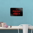 thumbnail image 2 of Mortal Kombat Klassic Finish Him Home Business Office Sign, 2 of 4