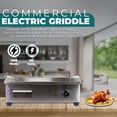WYZworks Commercial Electric 21" Counter Griddle Manual Temperature