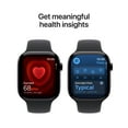 thumbnail image 6 of Open Box Apple Watch Series 11 [GPS + Cellular 46mm] Smartwatch with Jet Black Aluminum Case with Black Sport Band - S/M, 6 of 10