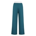 thumbnail image 3 of CaiJunJia Women's Wide Leg Sweatpants High Waisted Baggy Flared Pants Drawstring Athletic Joggers, 3 of 4