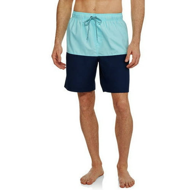 Faded Glory - Faded Glory Men's All Guy Color Block Swim Trunks ...