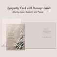 thumbnail image 3 of Christian Sympathy Card with Envelope, 5x7 Inch White Lily Religious Sympathy Card with Bible Verse Numbers 6:26 for Condolence, Comfort, Memorial Support - Single Card, 3 of 8