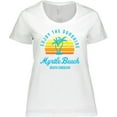 thumbnail image 3 of Inktastic Summer Enjoy the Sunshine Myrtle Beach South Carolina Blue Women's Plus Size T-Shirt, 3 of 5