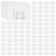 thumbnail image 1 of 100pcs Lamp String Lights Hooks No Punch Hooks Patch Shelf Snap Clip Transparent Sticky Hooks, 1 of 6