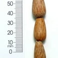 thumbnail image 2 of Wood Beads - Pepper Taupe - 24x14mm - 8" Strand, 2 of 5