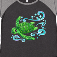 thumbnail image 4 of Inktastic Sea Turtle Swimming Women's Plus Size T-Shirt, 4 of 5