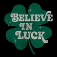 thumbnail image 2 of Juniors Lost Gods Believe in Luck Shamrock T Shirt, 2 of 4