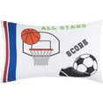 thumbnail image 4 of EVERYDAY KIDS Sports 2 Pack Pillowcase Set, 4 of 5