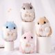 thumbnail image 2 of 10cm Cute Plush Toys Kawaii Bag Backpack Pendant Keychain Stuffed Animals Kids Toys for Children Girl Birthday Gift Hamster Doll, 2 of 5