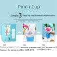thumbnail image 4 of Taza de pellizco rojo neto taza de batido de refrigeración rápida agitar el sonido de la misma taza una pizca en una taza de hielo hacer rápidamente una taza de batido, 4 of 6