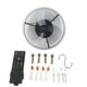 thumbnail image 1 of Lámpara de ventilador de techo con 6 velocidades, control remoto, 3 colores, LED, para sala de estar, 1 of 12