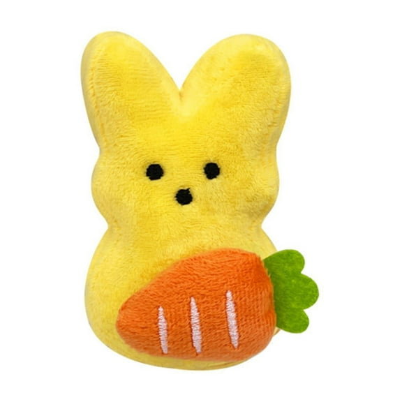 10" Creative Carrot Bunny Plush Toy - Reversible Hide And Seek Doll - Soft Stuffed Animal - Spring Holiday Gift For Kids Dogs - Interactive Transformation Toy Party Favors