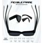 Joopin Large Polarized Fit Over Glasses Sunglasses For Women Men, Oversized Trendy Square Shades For Driving