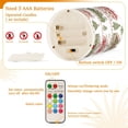thumbnail image 5 of Yayeee Flameless Candles with Remote Flickering Battery Operated Multi Color Changing, Red Christmas House, 5 of 7