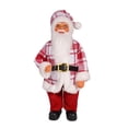 thumbnail image 3 of Muñeco de Papá Noel, adorno de escritorio, obra de arte decorativa, artesanía creativa, gabinete, decoración navideña, decoración navideña para hotel, rojo, 3 of 8
