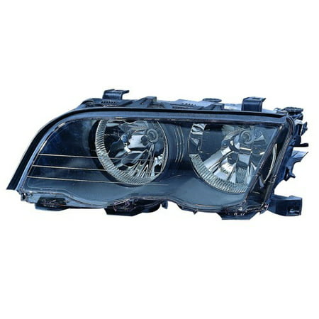 Go-Parts » 1999 - 2000 BMW 323i Front Headlight Headlamp Assembly Front Housing / Lens / Cover - Left (Driver) Side - (E46 Body Code; 4 Door; Sedan) 63 12 6 902 753 BM2502102 Replacement For