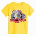 thumbnail image 4 of TOWED22 Dinosaur Shirt for Kids Boys Girls Funny Toddler Dino Short Sleeve Graphic Cotton Tee Top 2-7T(Yellow,7-8 Y), 4 of 4