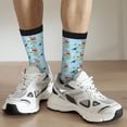 thumbnail image 6 of Rateoe Flamingos And Tropical Plants for Women Casual Calf Socks - Cute Crew Socks - Thin Soft Above Ankle Socks Size 5-11, 6 of 6