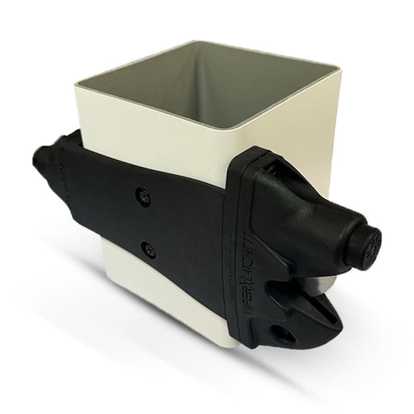 Pestillo para portón Safetech ViperX5-5, envolvente de vinilo de 5", con cierre para candado