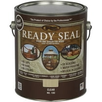 Ready Seal 100 Clear, 1-Gallon Exterior Wood Stain and Sealer, 1 gallon (Packaging may vary)