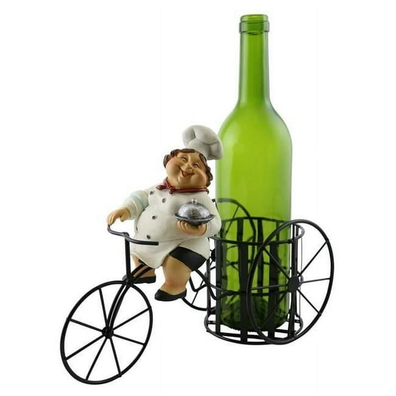 Three Star Import & Export ZK8150 11 x 8 in. Wine Bottle Holder, Old Lady Chef