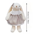 thumbnail image 5 of Plyzle 35cm Cute Plush Rabbit Toy Soft Stuffed Animal for Kids Babies Adults Birthday Gift Home Decor Christmas Present, 5 of 5