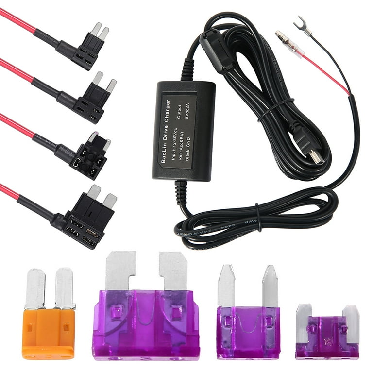 Hardwire kit Mini USB 2-wire - Dashcamdeal