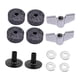 thumbnail image 2 of 12x Accesorios de repuesto para platillos Arandelas de fácil instalación Fundas para platillos Negro, 2 of 9