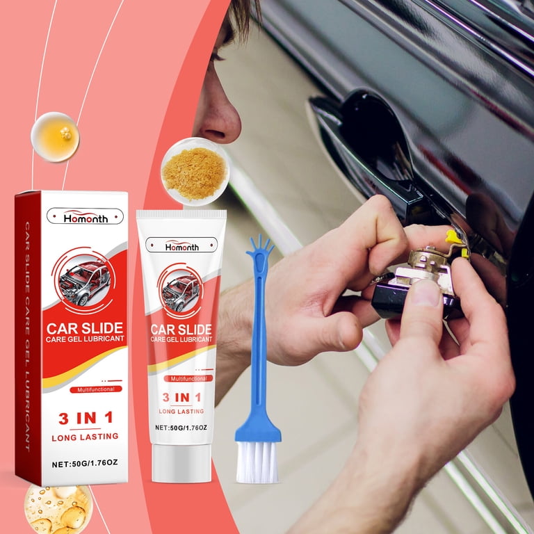 Car Lubricating Grease, Lubricant for Sunroof Track and Sliding Glass Doors, Multipurpose Garage Doors Grease, Car Door Abnormal Noise Lubricating Oil Car Lubricating Grease, Lubricant for Sunroof Track and Sliding Glass Doors, Multipurpose Garage Doors Grease, Car Door Abnormal Noise Lubricating Oil