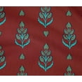 thumbnail image 4 of oneOone Cotton Flex Fabric Leaves & Paisley Block Printed Craft Fabric BTY 40 Inch Wide, 4 of 4