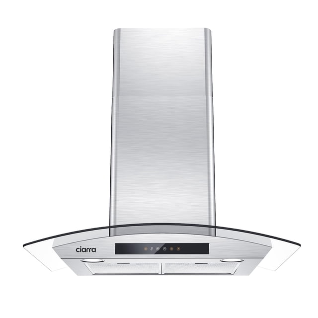 Campana extractora de montaje en pared CIARRA CAS75502 de acero inoxidable de 30 pulgadas