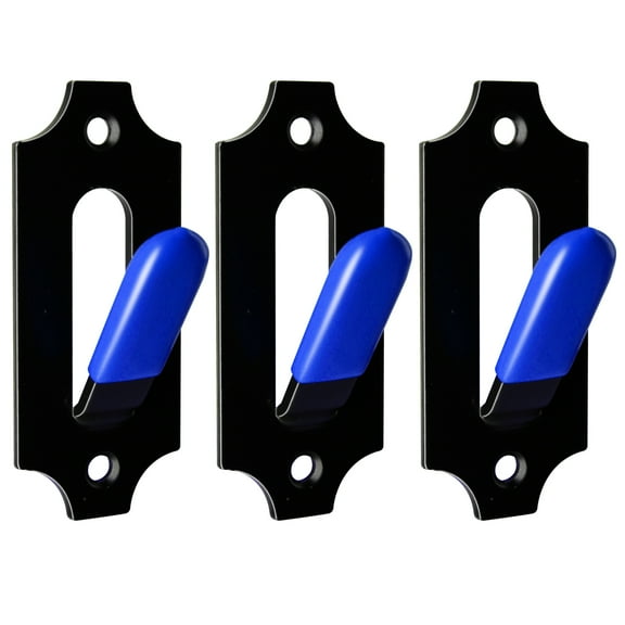 LAJIAOZ European Mount Skull Hangers with Free Silicone Protector Deer Skull Mount Hanger for Indoor Outdoor Deco, Hanging Antelope, Cattle, Coyote and Small Game Animals(3Pcs, Blue)