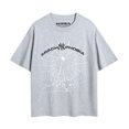 thumbnail image 1 of Sp5der cantante de hip-hop Young Thug mismo estilo letras de espuma 555555 pareja camiseta rosa de manga corta6018 # gris, 1 of 5