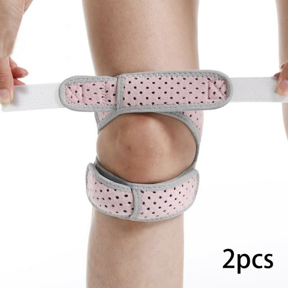 Rodillera, manga de compresión de apoyo, transpirable, antideslizante, unisex, cómodas rodilleras ajustables para , , entrenamiento, , Rosado Colco Rodillera