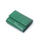 thumbnail image 1 of Cartera pequeña de piel de oveja Cartera corta para mujer Monedero plegable de cuero tejido a mano con clip para billetes, 1 of 6