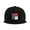Black, variant on Snapback Hat Retro North-Carolina Flag Adjustable Flat Bill Brim Hat for Men Women Casual Wear Black