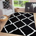 thumbnail image 1 of JV Home Diamond Trellis Shag Soft | Plush | High Pile Moroccan Shag Area Rug, 1 of 7