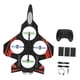 thumbnail image 4 of Planeador de avión RC robusto con luz RC avión Jet regalo práctico multifuncional Batería roja 3, 4 of 9