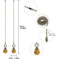 thumbnail image 2 of 2Pcs Ceiling Fan Pull Chain Light Pull Chain Pull String Light Fixture Ceiling Fan Pull Chain Ornaments, 38cm/14.96inch, 2 of 6