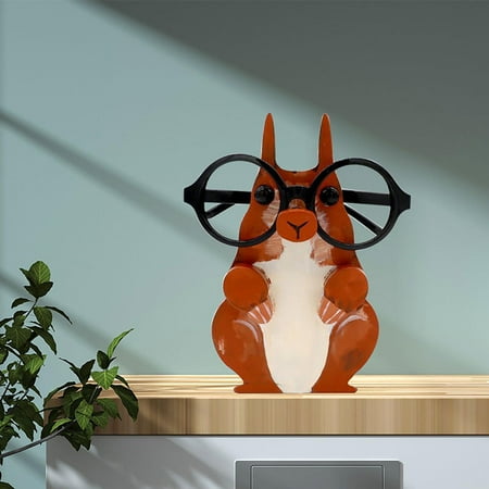 

Corashan Room Decor Handmade Wood Carved Animals Eyeglass Holder 9 Different Wooden Animals Glasses Holder Sunglasses Eyeglass Display Stand Rack for Home Office Decoration Gift Home Decor