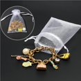 thumbnail image 2 of Injueey 100 Uds. Bolsa con cordón para dulces, bolsas para regalo, decoración para festivales, soporte de malla, exhibición de joyería de Almacenamiento y organización del hogar, 2 of 6