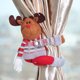 thumbnail image 5 of Inteprter Navidad cortina hebilla Tieback Santa Claus muñeco de nieve ciego retención abrazadera ventana decoración Navidad Año Nuevo decoración Kits de decoración para fiestas Alce Inteprter HA070331-03, 5 of 6