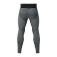 thumbnail image 4 of UAMVSH Men's Yoga Leggings Fashion Stretchy Gym Cycling Workout Sweatpants Comfy Slimming Fit High Waist Tight Athletic Pants(Small,Gray), 4 of 6