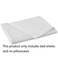 thumbnail image 7 of Solid Color Bed Sheet Single Size Breathable Bedding Sheet Dorm Room Essential Easy Care Fade Resistant Flat Sheet for College Students Home Use(Khaki), 7 of 7