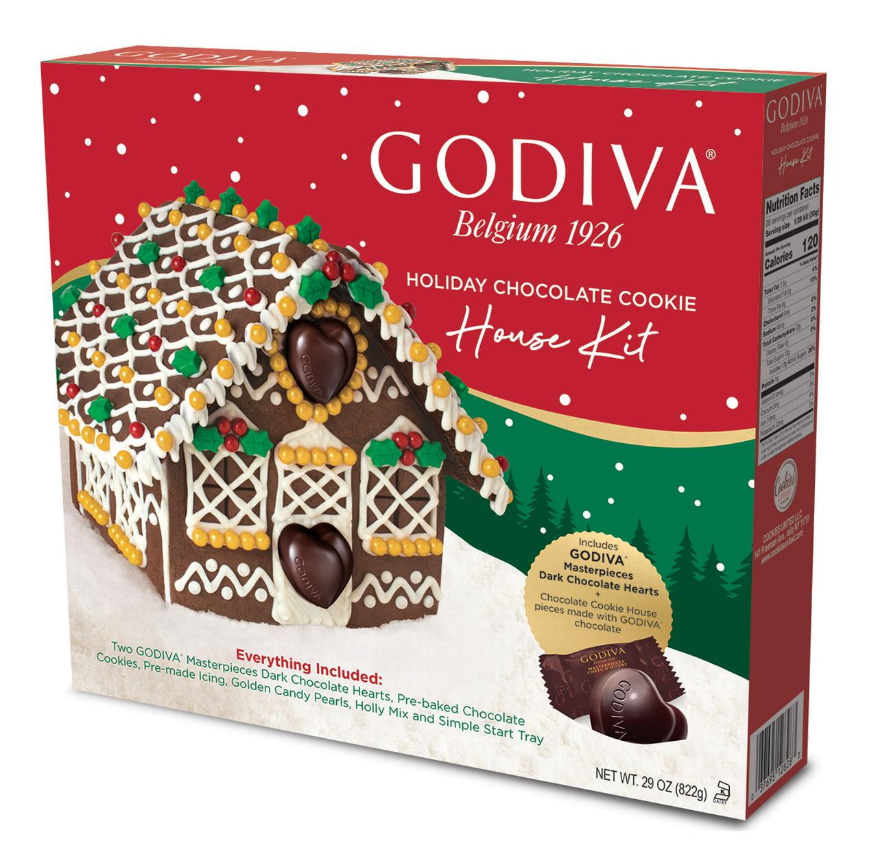 GODIVA Holiday Chocolate House Kit