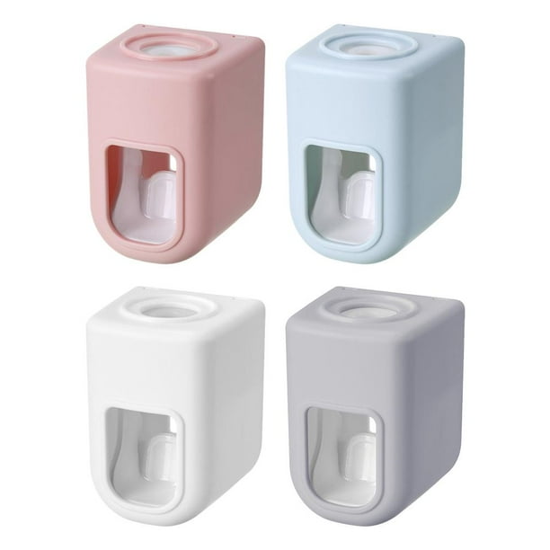 Dispensador de pasta de dientes Exprimidor de pasta de dientes extraíble para baño Accesorios (gris)