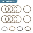 thumbnail image 3 of Uxcell 10 Pcs Boucles Rondes en Alliage de Zinc 1-9/16 Pouces, Bronze, 3 of 7